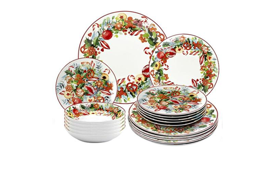 Classic Dinnerware Set - Elegant plates, bowls and cups with timeless design